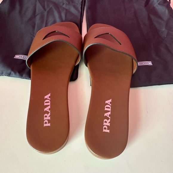 Prada flat slides - brown - Picture 2 of 3